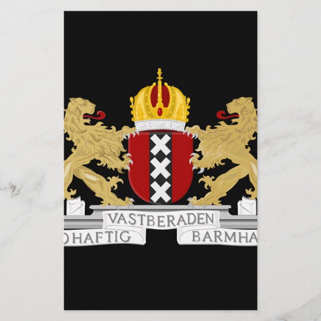 Papeterie Armoiries d'Amsterdam (Devant)