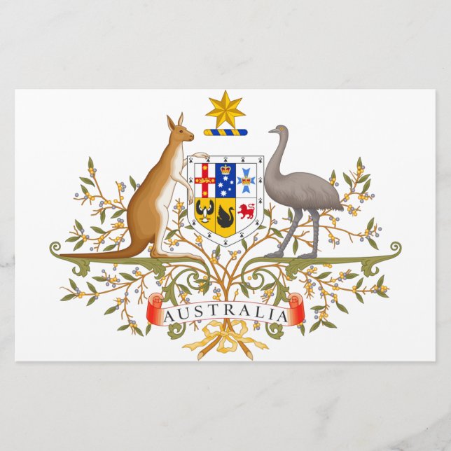 Papeterie Armoiries de l'Australie (Devant)