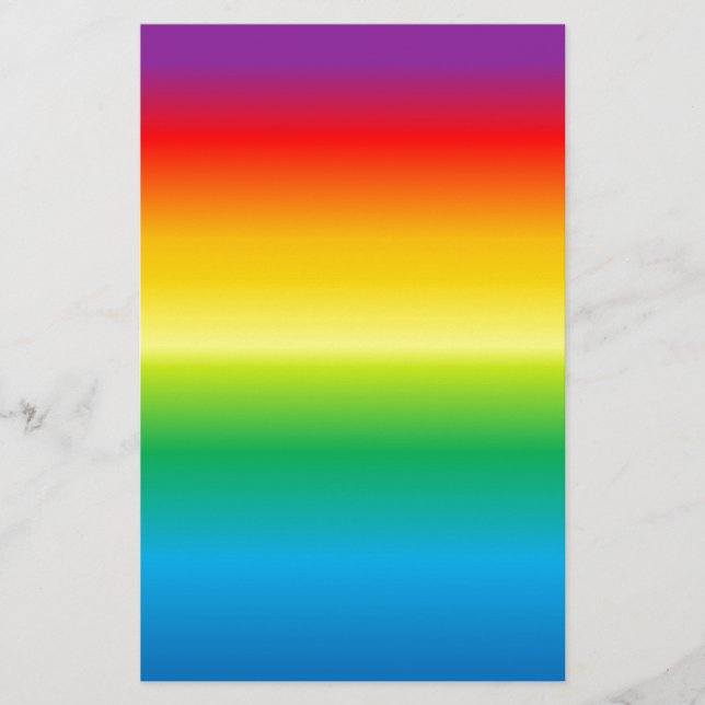 Papeterie arrière - plan arc-en-ciel (Devant)