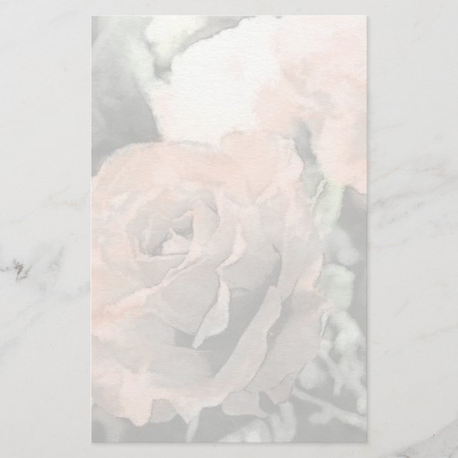 Papeterie arrière - plan vintage floral d'art avec (Devant)