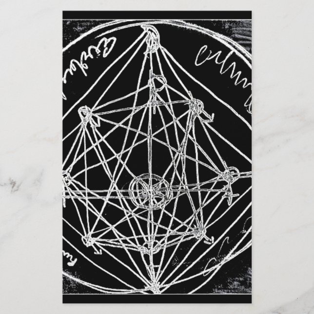 Papeterie art alchimique de transmutation de yaie (Devant)