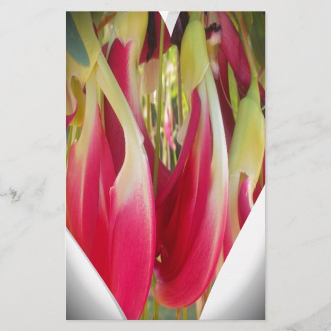 Papeterie Art du coeur floral (Devant)