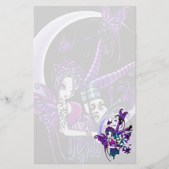 Papeterie Art féerique Sationery de lune de papillon (Devant)