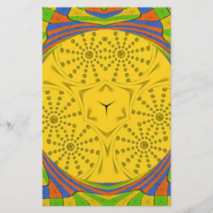 Papeterie Art Motif Égyptien Imprimer À damiers Conception C