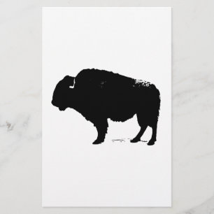 Papeterie Art Pop Bison Buffle Noir & Blanc