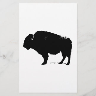 Papeterie Art Pop Bison Buffle Noir & Blanc