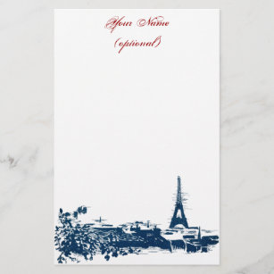 Papeterie Artsy de Tour Eiffel d'horizon de Paris