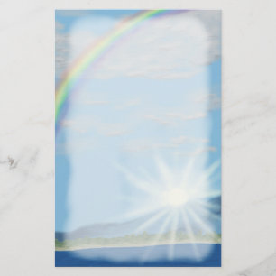 Papeterie Aube d'une nouvelle promesse, arc-en-ciel