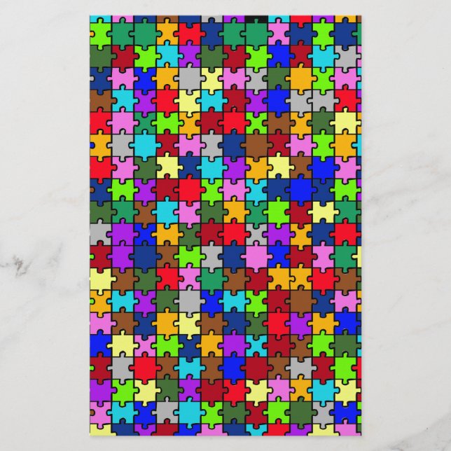 Papeterie Autistic Jigsaw (Devant)