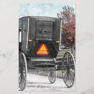 Papeterie Autumn Amish Buggy