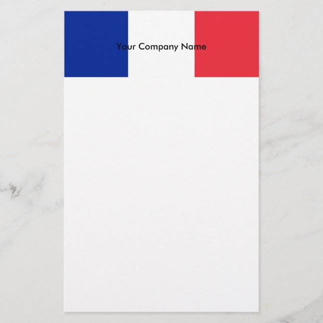 Papeterie avec Drapeau de France (Devant)