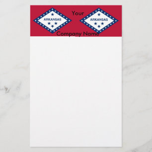 Papeterie avec Drapeau de l'Arkansas