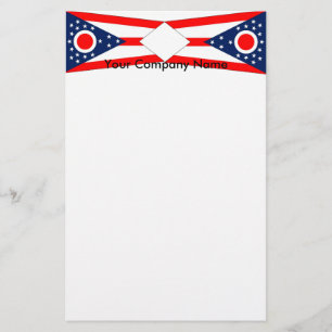 Papeterie avec Drapeau de l'Ohio