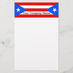 Papeterie avec Drapeau de Porto Rico