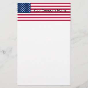 Papeterie avec Drapeau des États-Unis d'Amérique