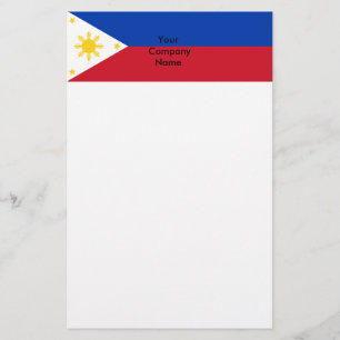 Papeterie avec drapeau des Philippines