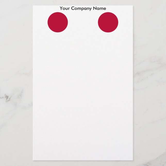 Papeterie avec Drapeau du Japon (Devant)