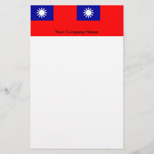 Papeterie avec Drapeau Taïwan