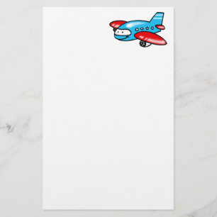 Papeterie avion de bande dessinée
