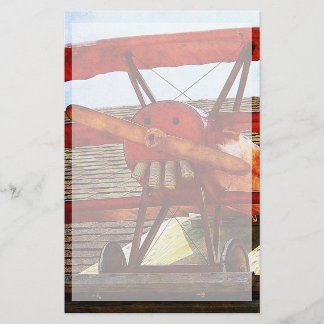 Papeterie Avion vintage par Shirley Taylor (Devant)