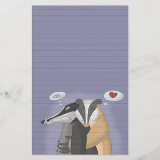 Papeterie Badgers in Love Stationery (Jugé)