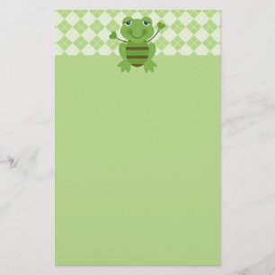 Papeterie Baguette Figure Frog avec Arrière - plan Jacquard
