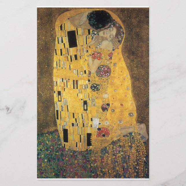 Papeterie Baiser, , reproduction, Peinture Gustav Klimt, art (Devant)