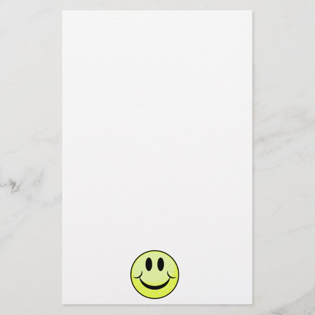 Papeterie balle de golf visage souriant (Devant)