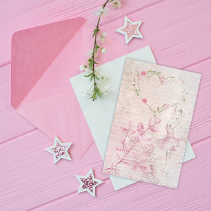 Papeterie Ballerina Botanical Heart Lined