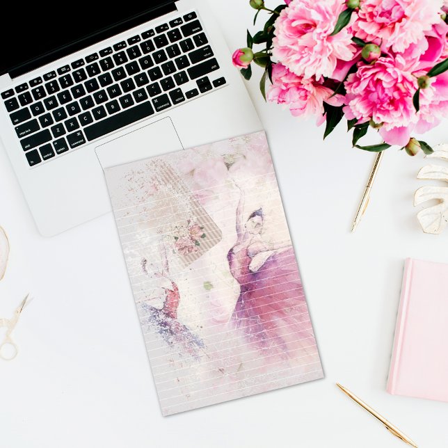 Papeterie Ballerina Dance Duo Floral Linal (Créateur téléchargé)