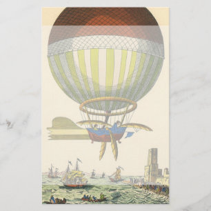 Papeterie Ballon à air chaud vintage de Steampunk de la