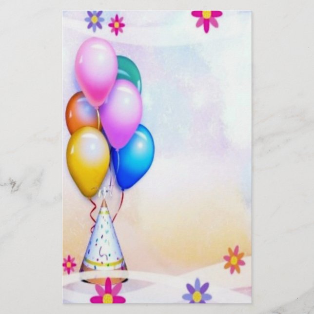 Papeterie Ballons de fête (Devant)