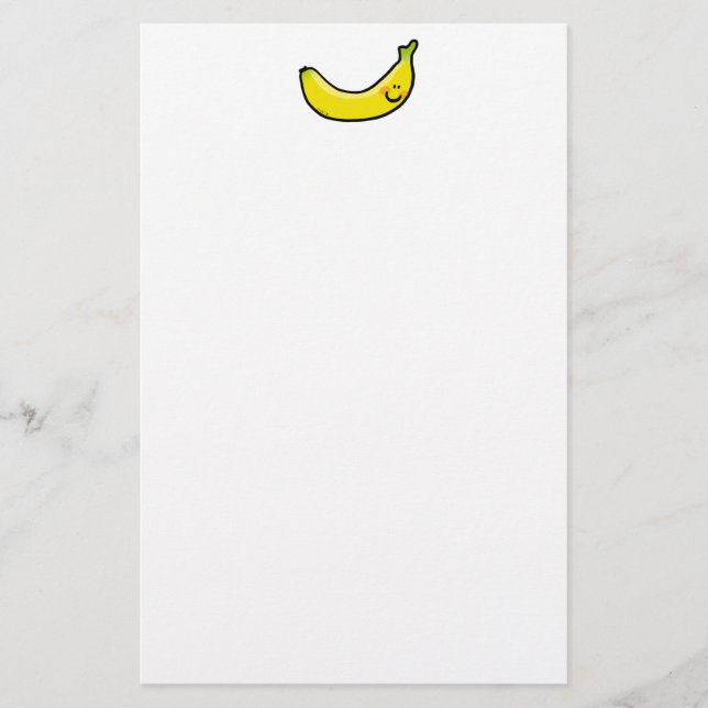 Papeterie Banane jaune drôle (Devant)