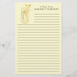 Papeterie Baritone Musicien enseignant