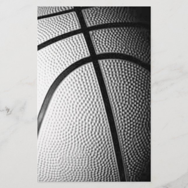 Papeterie Basket-ball noir et blanc (Devant)