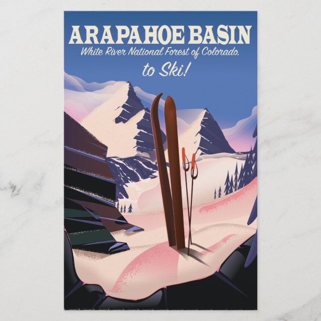 Papeterie Bassin d'Arapahoe, Ski national de la forêt de Whi (Devant)