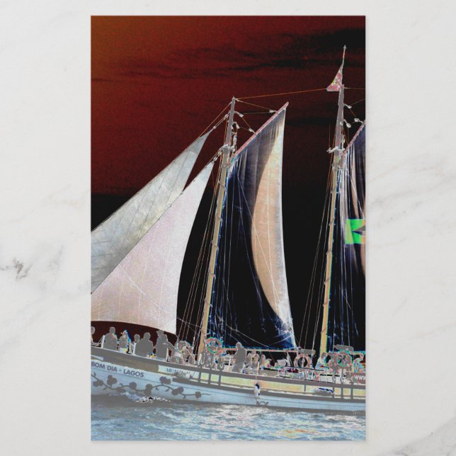 Papeterie Bateaux à voile (Devant)