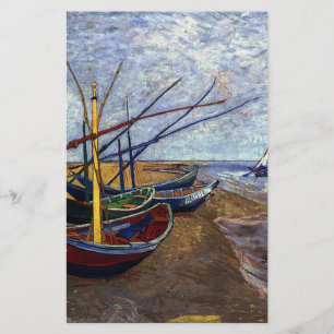 Papeterie Bateaux de pêche sur la plage