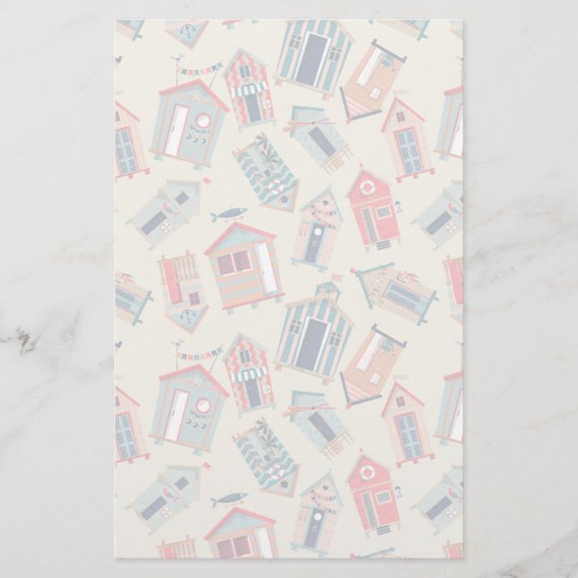Papeterie Beach Hut Pattern (Devant)