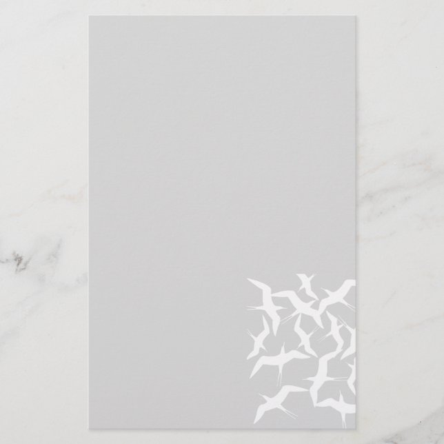 Papeterie Beau Flying Birds Motif Produit (Devant)