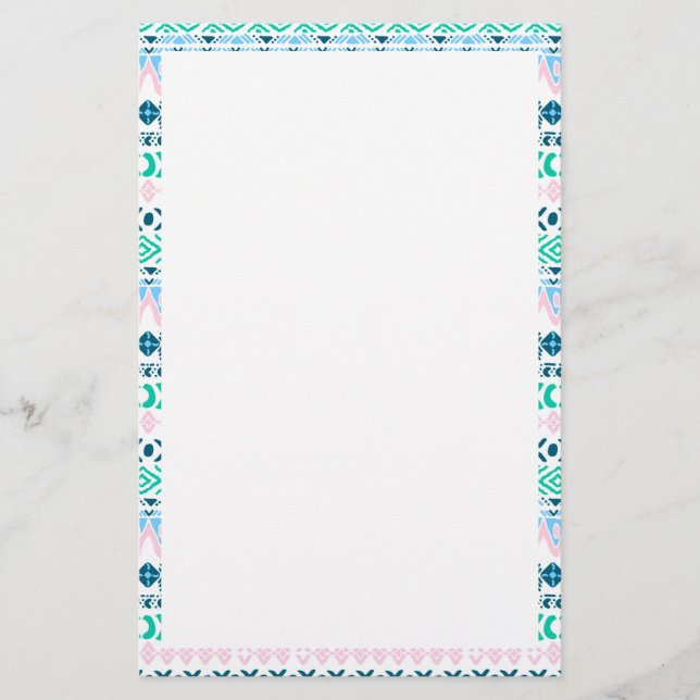 Papeterie Beau pastel motif (Devant)
