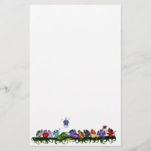 Papeterie beaucoup de dragons mignons