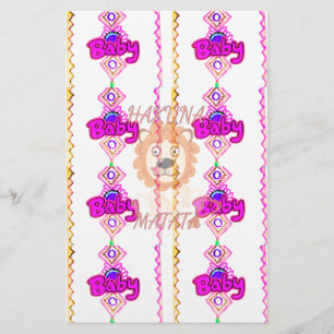 Papeterie Bébé Lion Cub Hakuna Matata graphisme design
