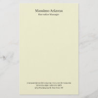 Beige Simple Moderne Minimaliste Professionnel