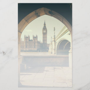 Papeterie Big Ben sous la voûte, Londres R-U