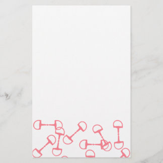 Papeterie Bits équestres roses