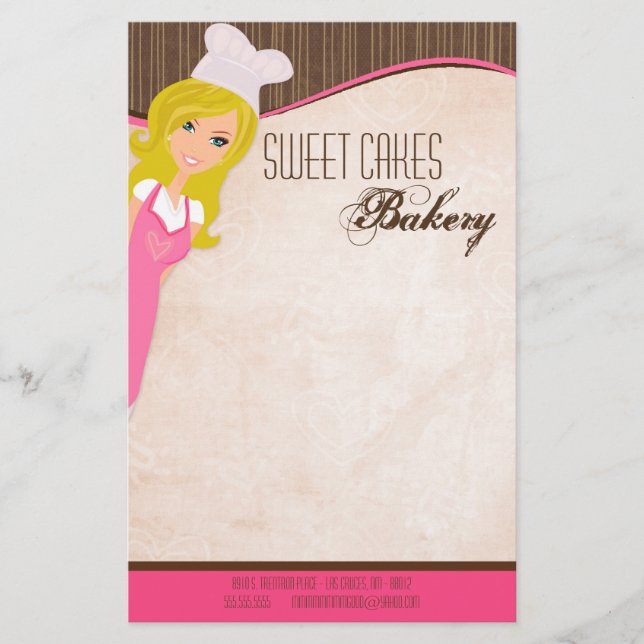 Papeterie - Blonde Baker Pink Brow Cakes Bake (Devant)