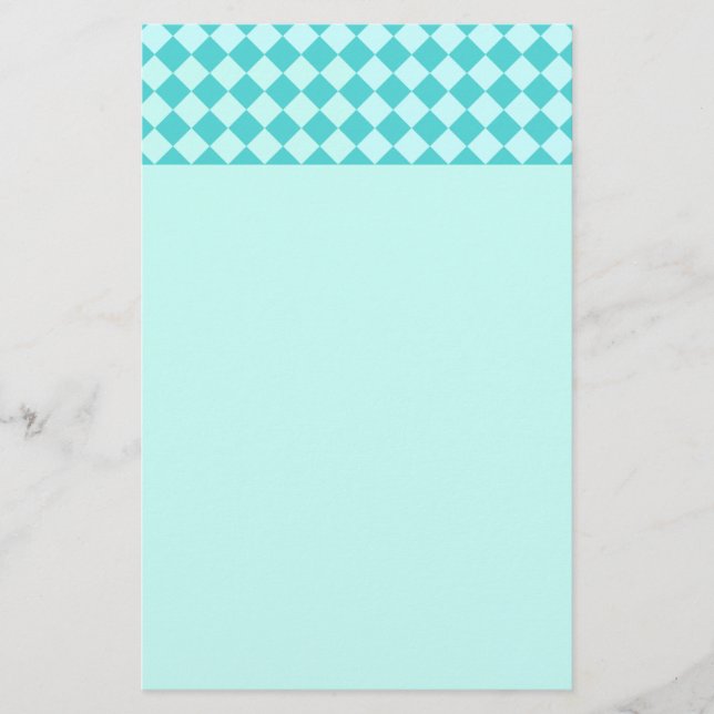 Papeterie Blue Combination Diamond Motif par Shirley Taylor (Devant)