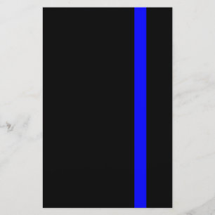 Papeterie Blue Line mince symbolique sur le noir