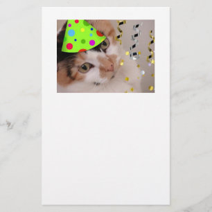 Papeterie Bonne fête d'anniversaire Calico Cat